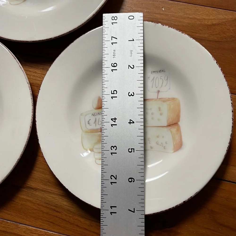 Crate & Barrel cheese board dish set